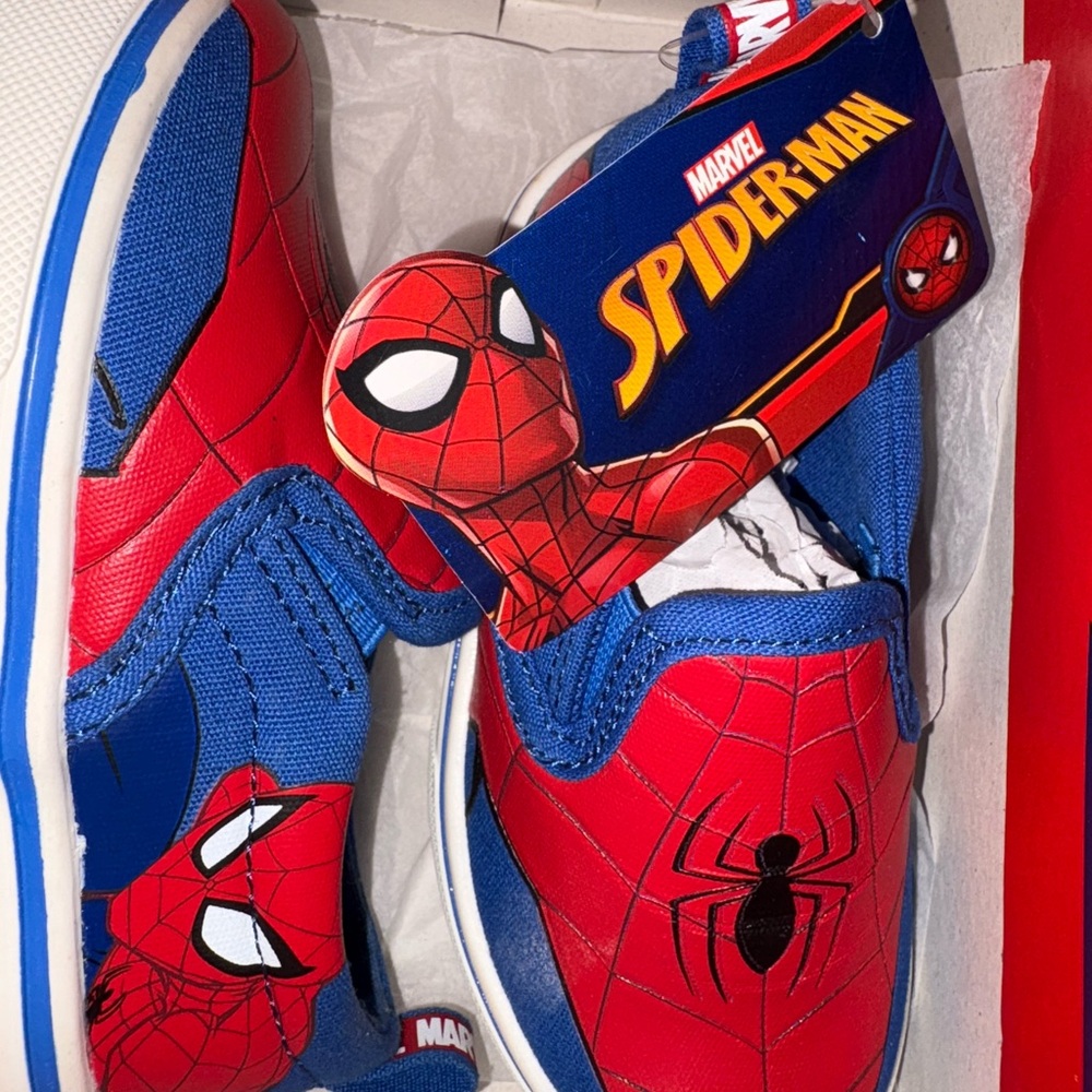 Marvel Spider-Man Blue and Red Kids' Shoes